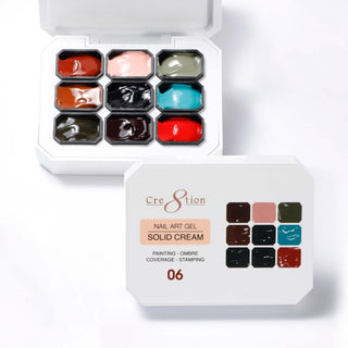 Cre8tion Nail Art Gel - Solid Cream - 06