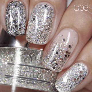 Cre8tion Nail Art Glitter 0.5oz - STARLIGHT Collection
