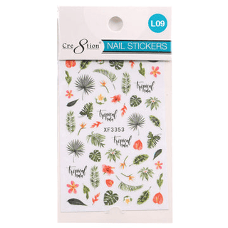 Cre8tion Nail Art Sticker Leaves (11 Styles)