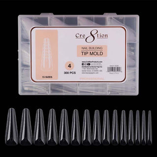 Cre8tion Nail Building Tip Mold 04 300pcs