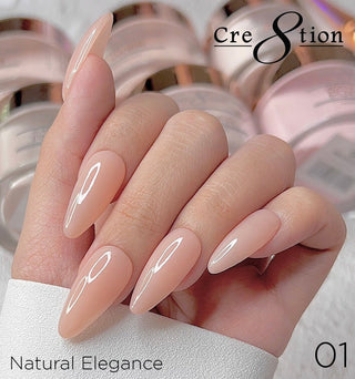 Cre8tion Natural Elegance Powder - 01 - Classic