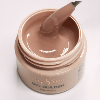 Cre8tion Overlay/Builder Gel in Jar 1oz - Hema Free/TPO Free - Low Heat - 09 Almond Blossom