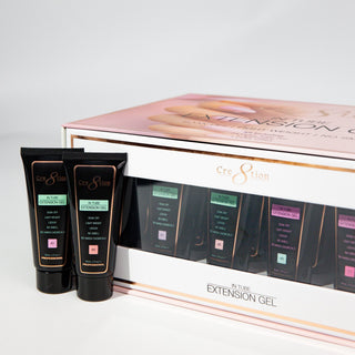 Cre8tion Poly Gel-Extension Gel Kit In Tube 2oz - Spring - Summer Collection