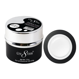 Cre8tion Signature Designer Gel 7.5 g - 0.26oz A01 White