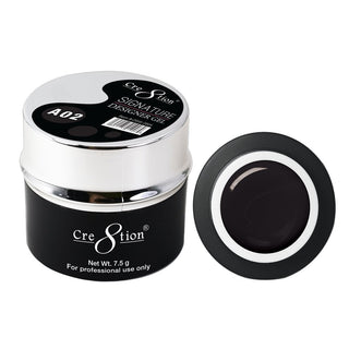 Cre8tion Signature Designer Gel 7.5 g - 0.26oz A02 Black