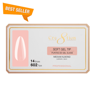 Cre8tion Soft Gel Tips - ALMOND