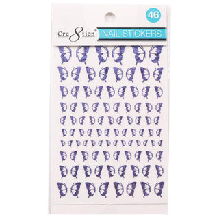 Cre8tion Nail Art Sticker Butterfly (42 Styles)