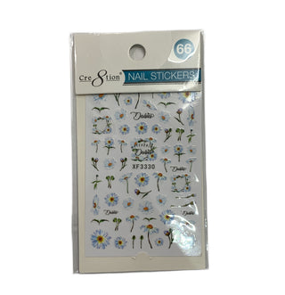 Cre8tion Nail Art Sticker Flower (26 Styles)