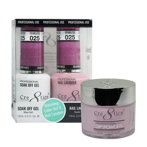 Cre8tion Matching Sets - 025 FEARLESS (SHIMMERY)