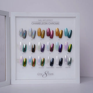Cre8tion Nail Art Chameleon Chrome 1g Kit - 18 Colors