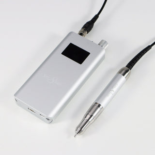 Silver Cre8tion Cordless E-File control unit and handpiece