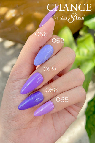 Chance Gel & Nail Lacquer Duo 0.5oz - (056- 062- 059- 058- 065)